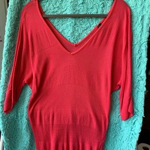 Hot Pink Tunic Sweater